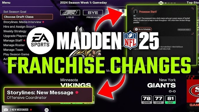 Madden 25 Franchise Mode